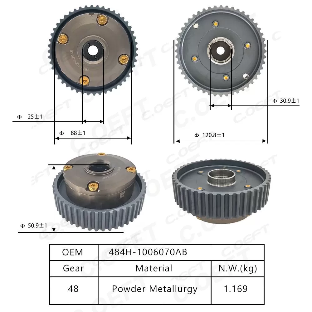 For Chery MVM 484H Timing Gear 484H-1006070AB