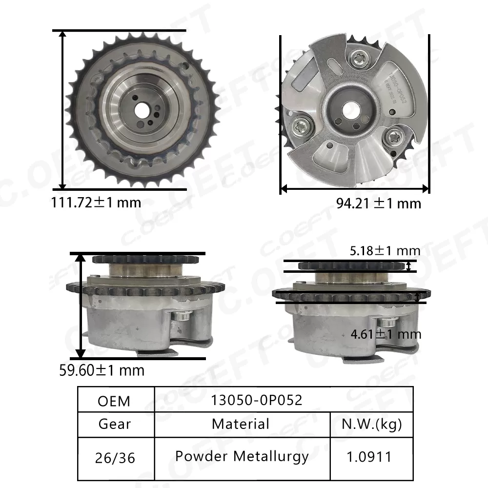 For Crown 3GR 5GR 2.5 3.0  VVT Timing Gear 13050-0P052