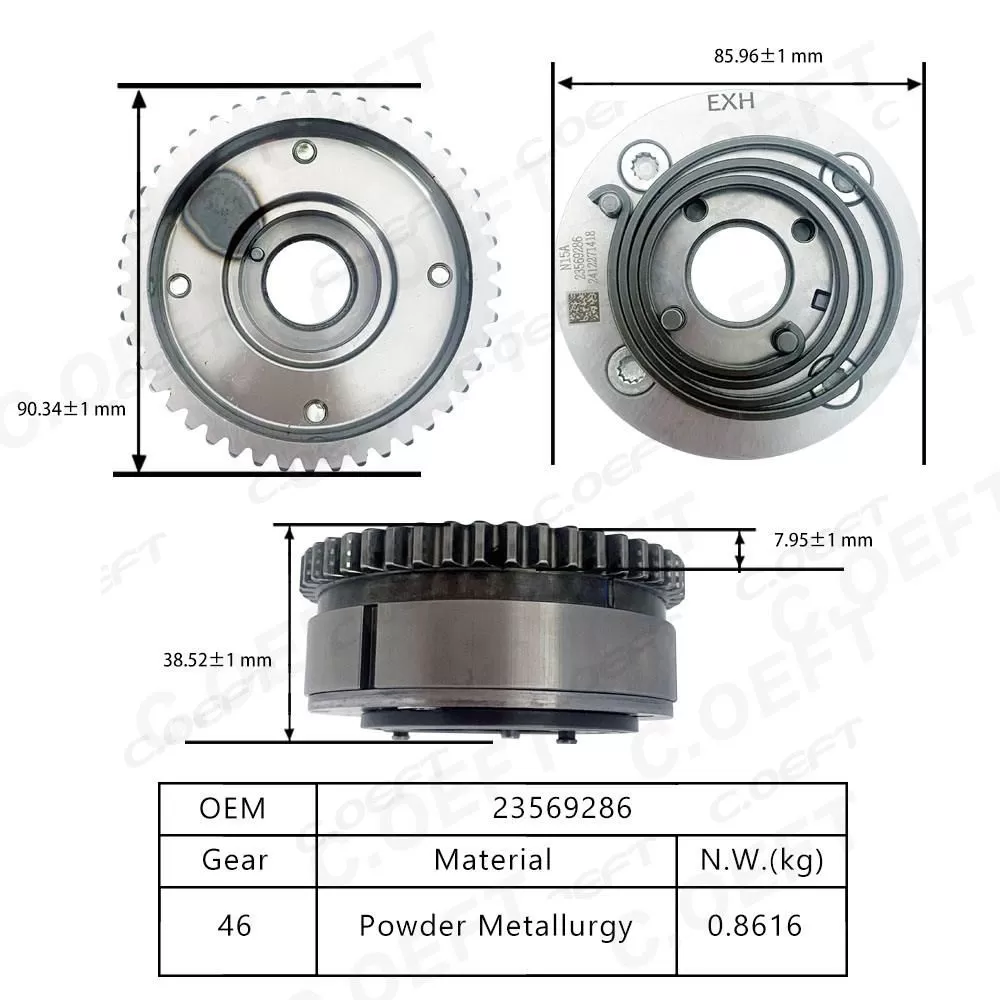 For Wuling N15A VVT timing gear (Exhaust) 23569286