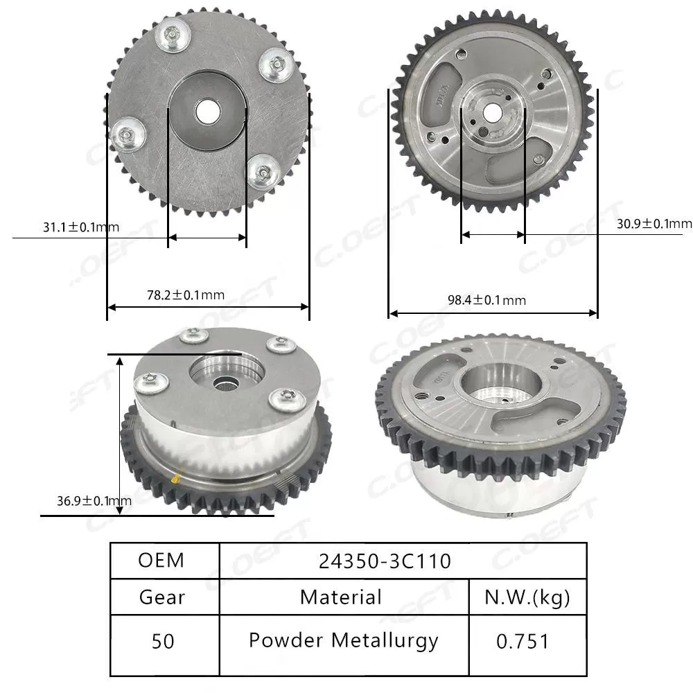 For Hyundai Azera VVT Timing Gear 24350-3C110