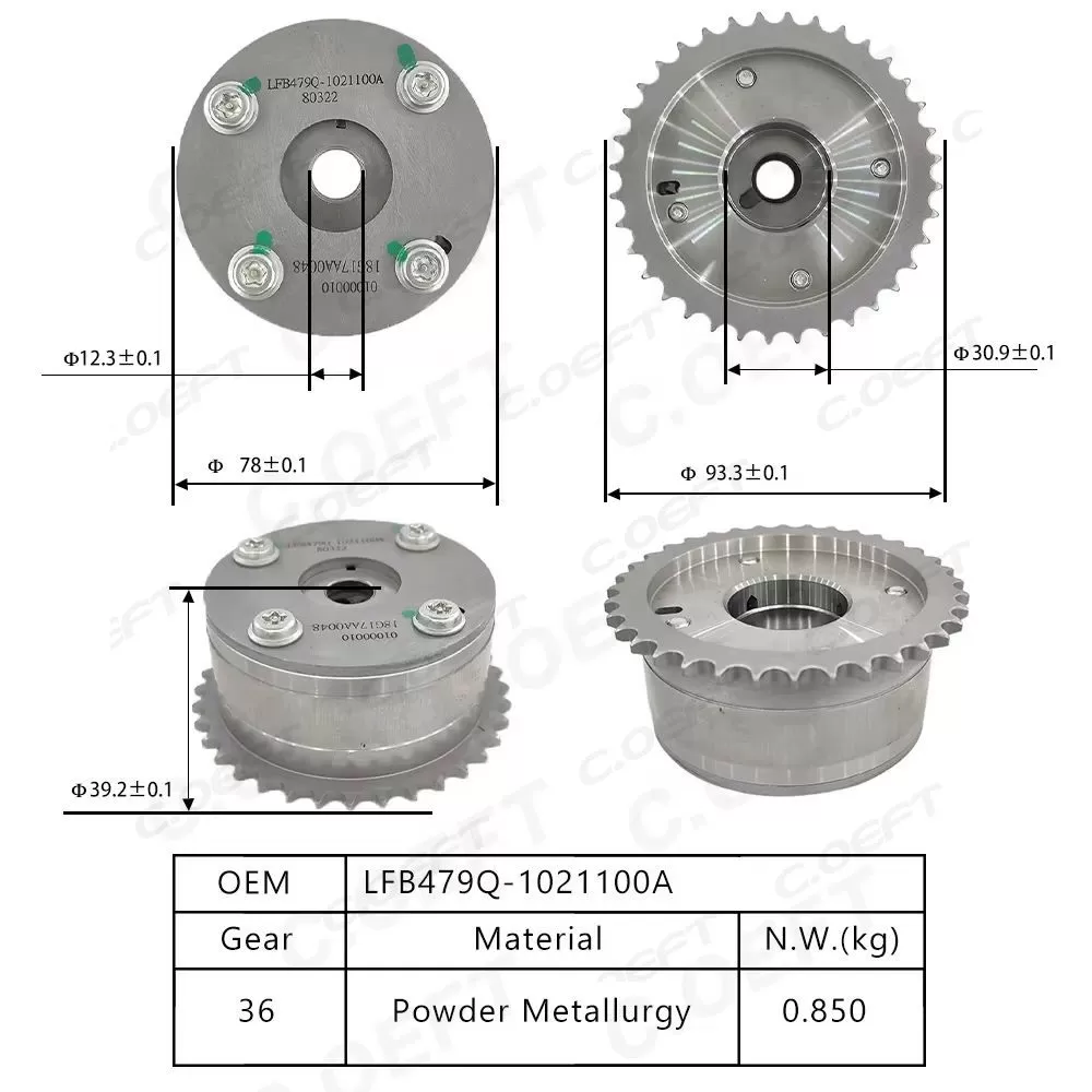 For Lifan Timing Camshaft Sprocket LFB479Q-1021100A