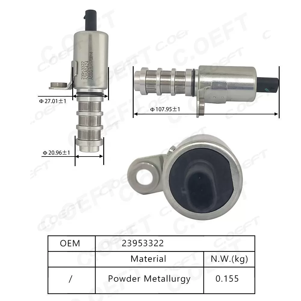 For Wuling B15 Hongguang V Rongguang V1.5 New Auto Parts Oil Control Variable Valve Solenoid Valve 23953322