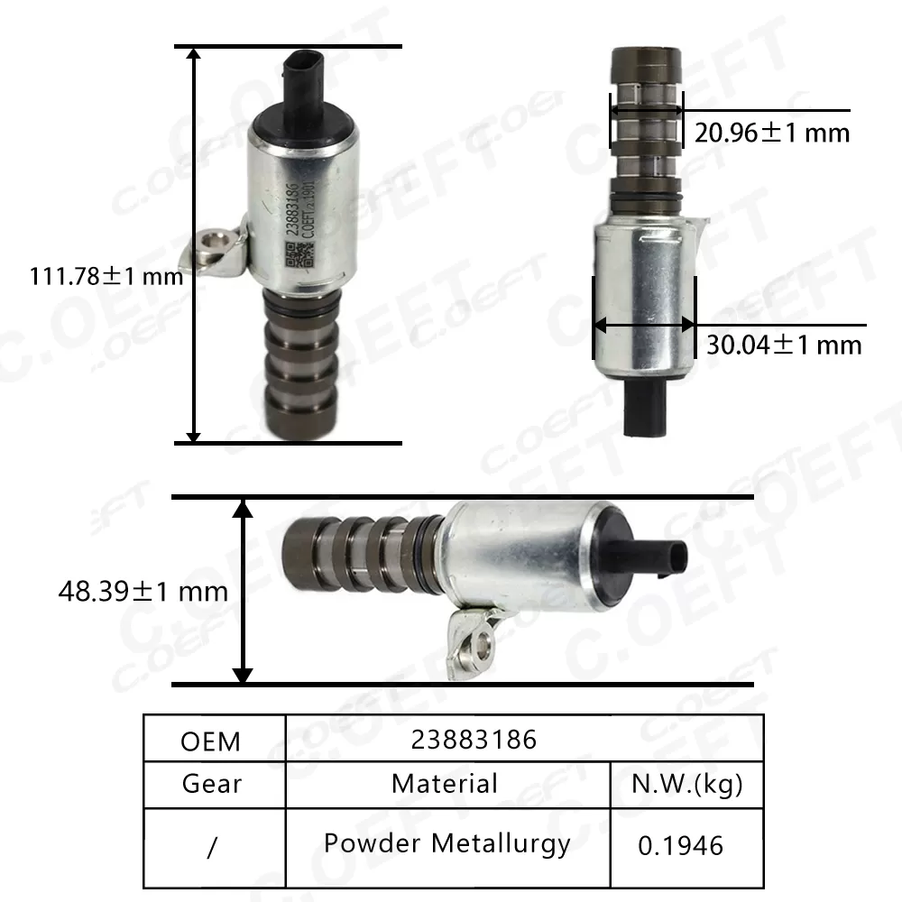For Peugeot Citroen New Factory Wholesale Oil Control Variable Valve Camshaft Position Actuator Solenoid Valve 28221508