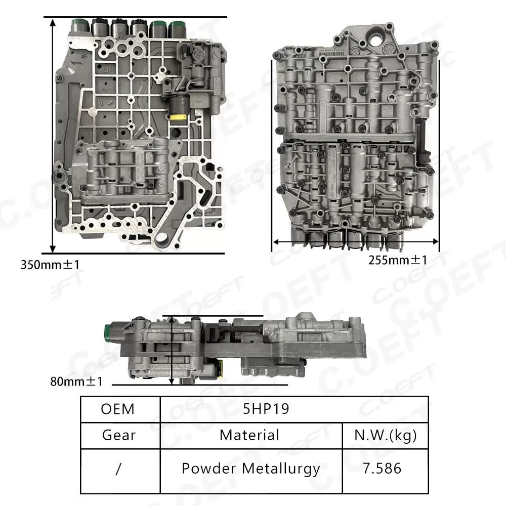 For BMW Volkswagen Audi Transmission Valve Body Assembly 5HP19
