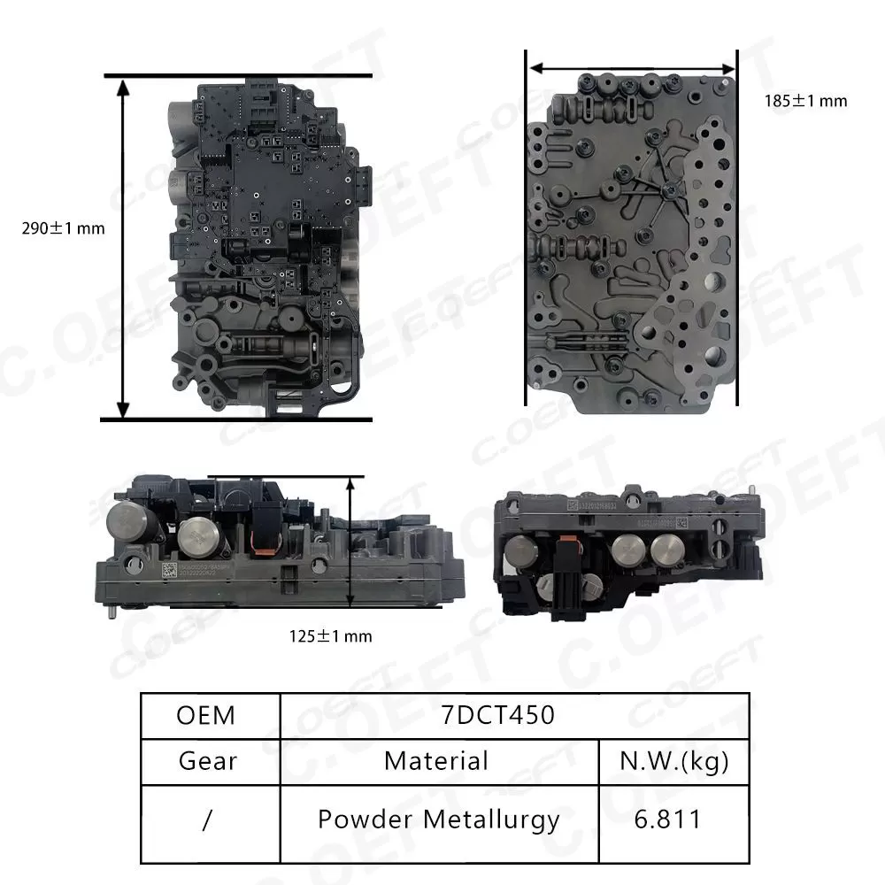 For Great Wall Motor Transmission Valve Body Assembly Without Start Stop Function 7DCT450