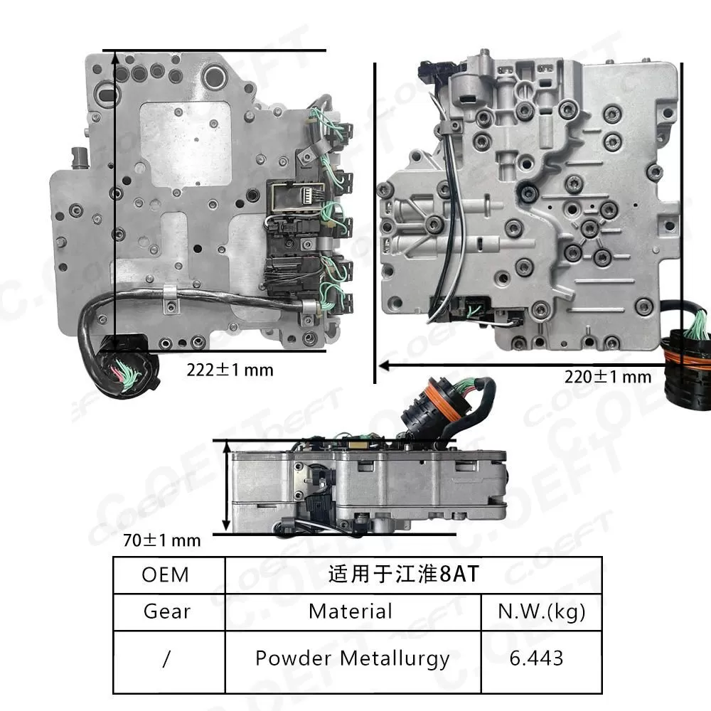 For Jianghuai Lufeng Transmission valve body assembly 8AT