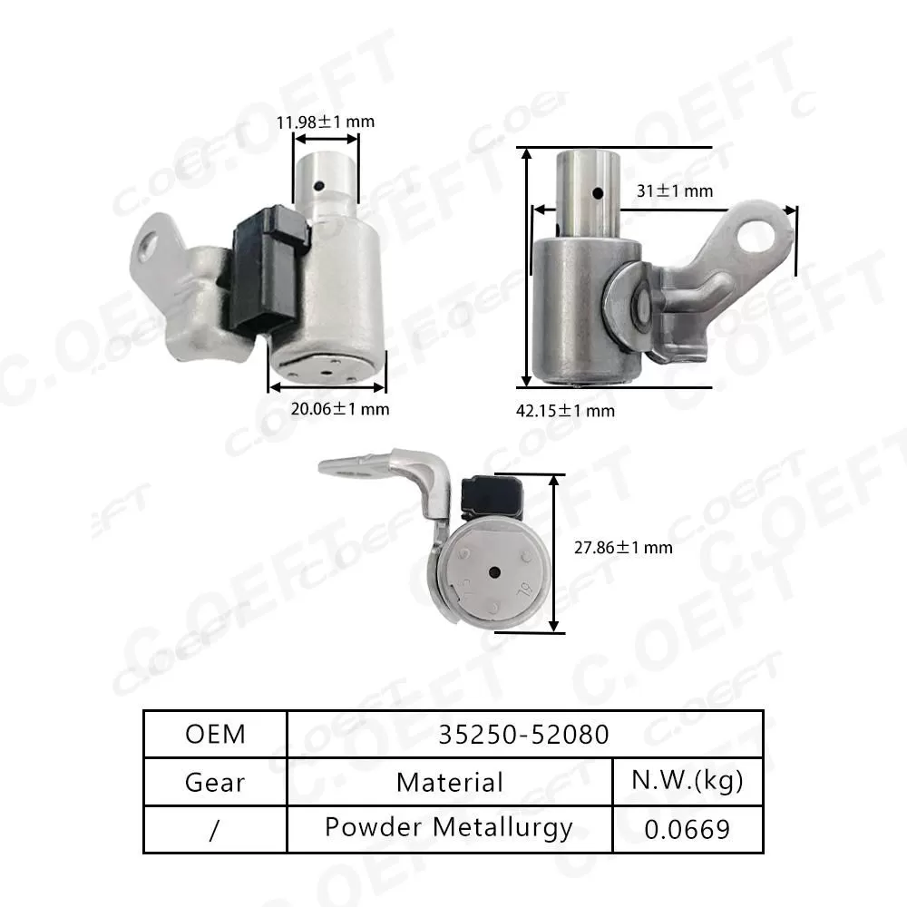 For Toyota Corolla Transmission Valve 35250-52080