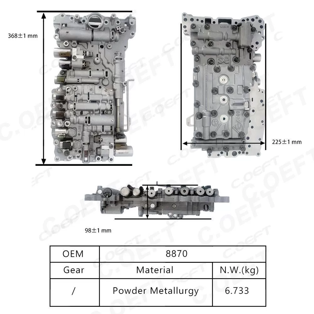 For Toyota Crown 300 Transmission Valve Body Assembly 8870