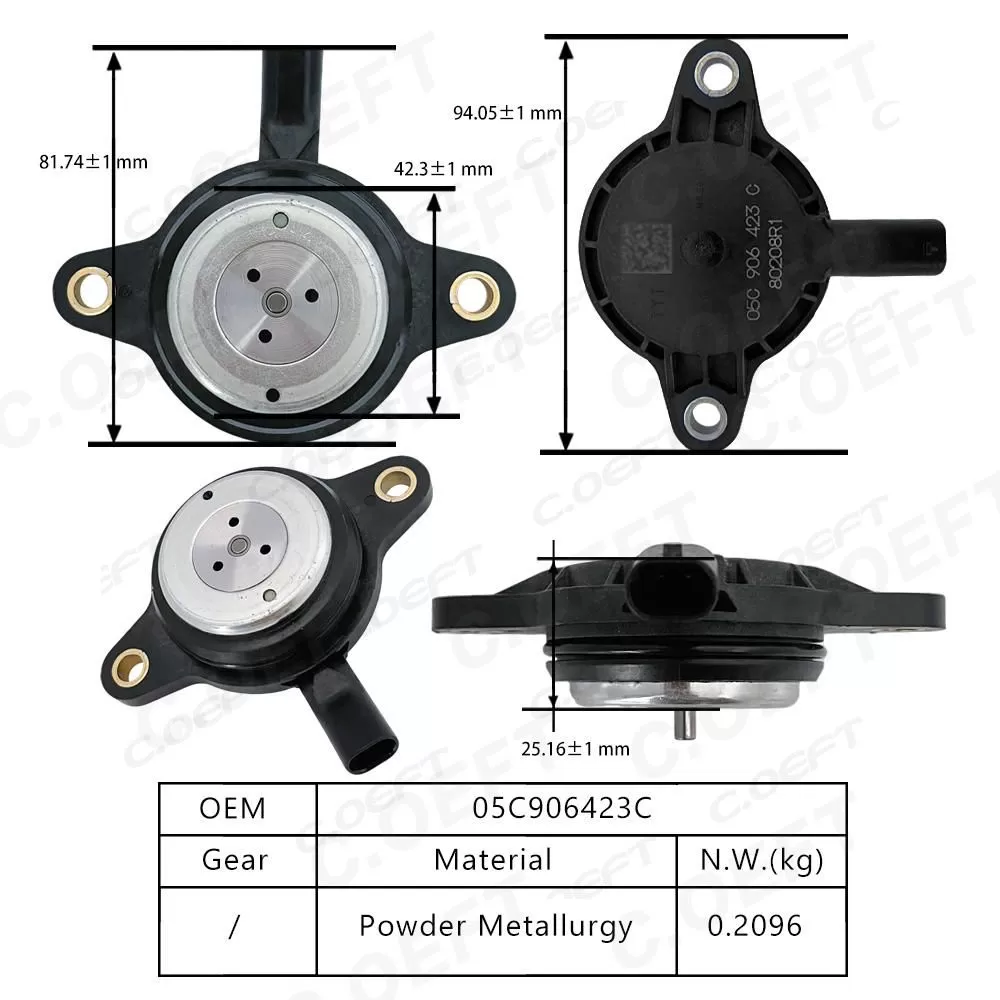 For Volkswagen Remanufactured High Quality Camshaft Timing Actuator Solenoid Camshaft Adjuster Magnet 05C906423C