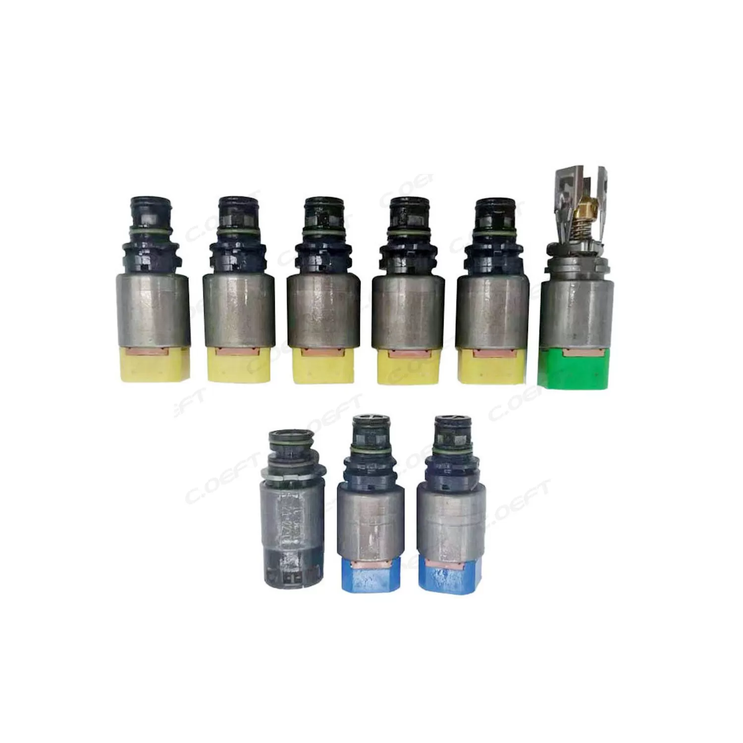 For BMW Transmission Solenoid Valve Set 8HP65 9PCS/SET