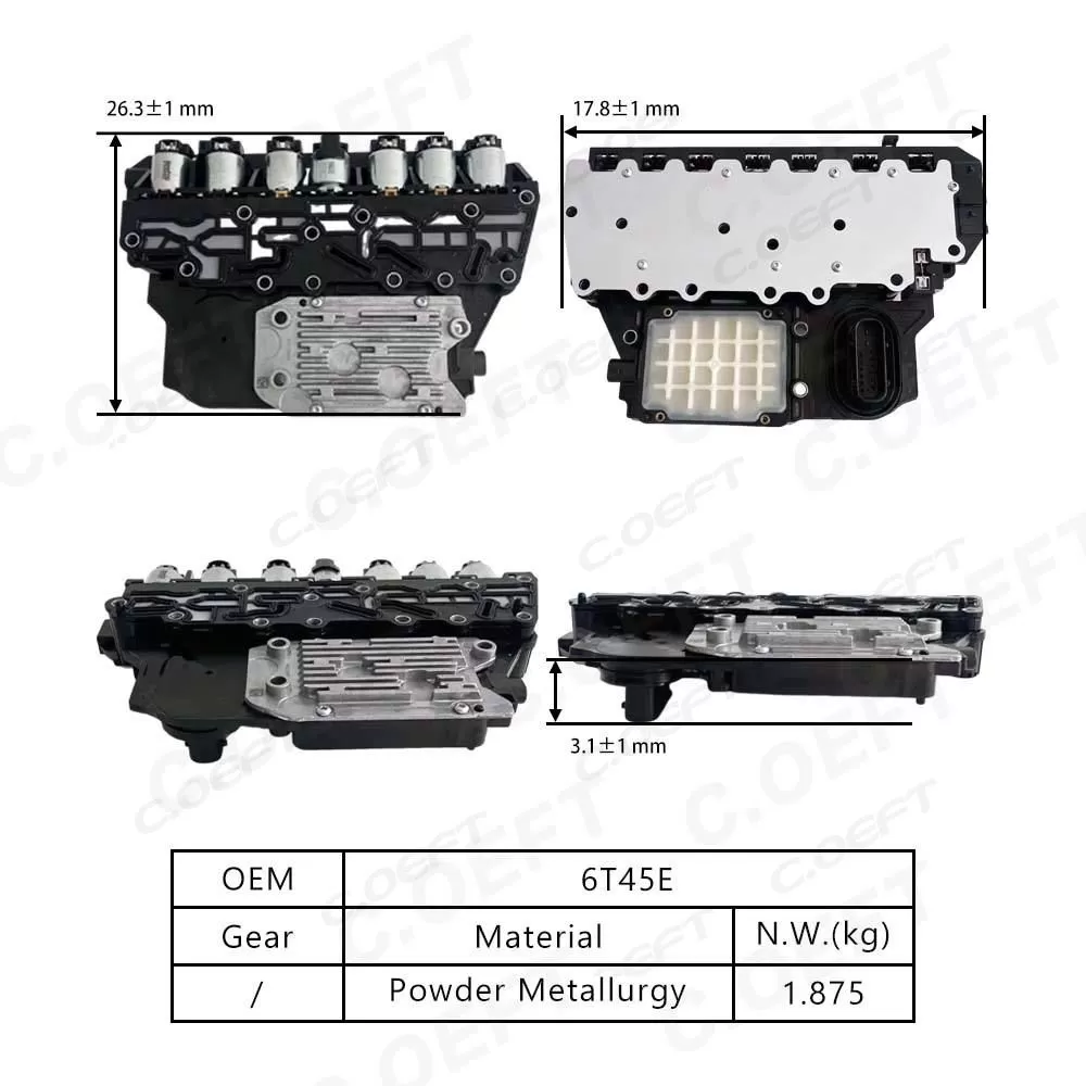 for Buick Regal GL8 Land Cruiser Gear Boxes-Refabricated  Transmission Control Unit TCU TCM Unit 6T45E