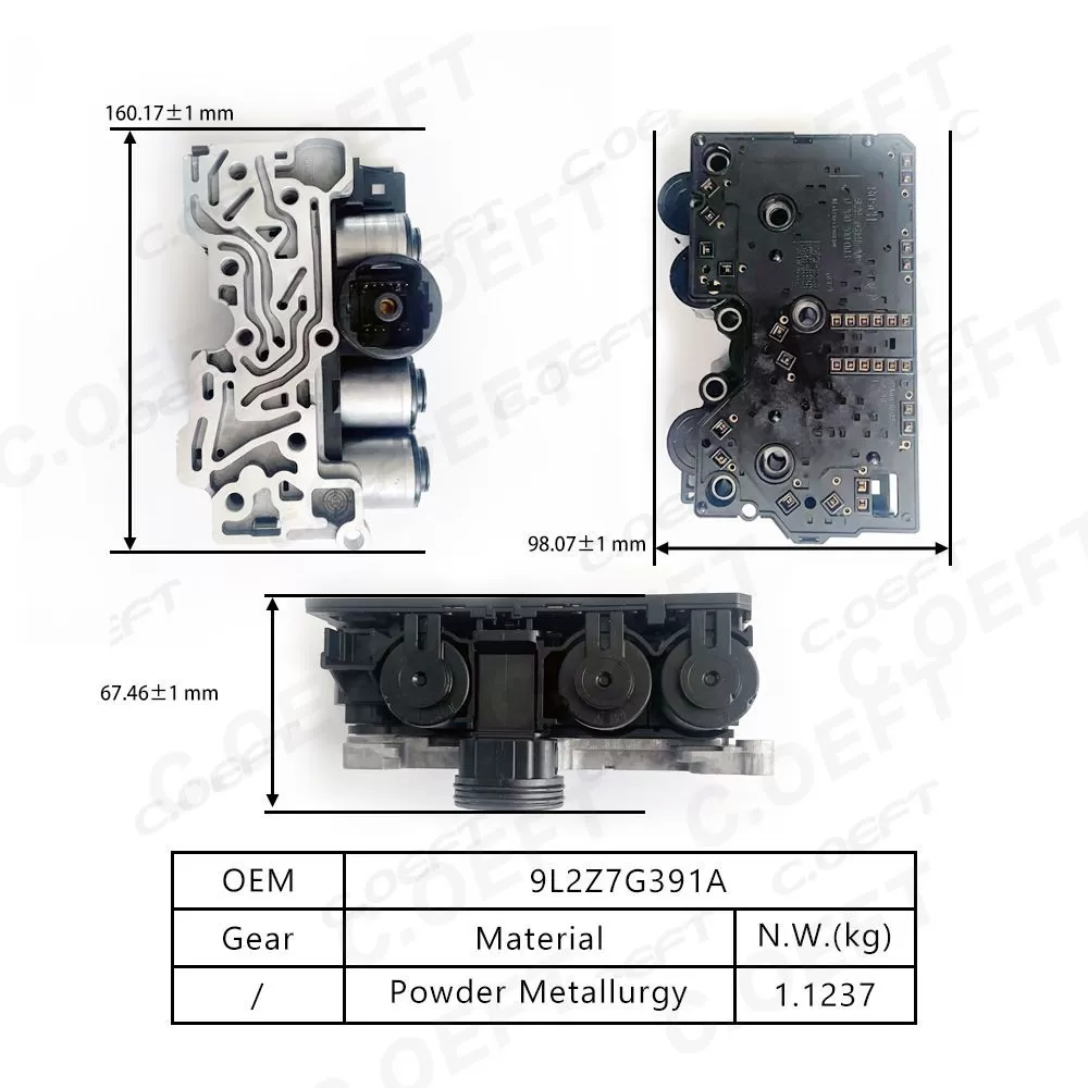 For Ford Lincoln Mercury 5R55S/5R55W Transmission valve body assembly 9L2Z7G391A