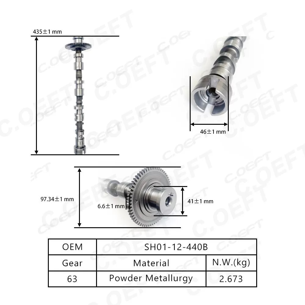 For Mazda Camshaft SH01-12-440B