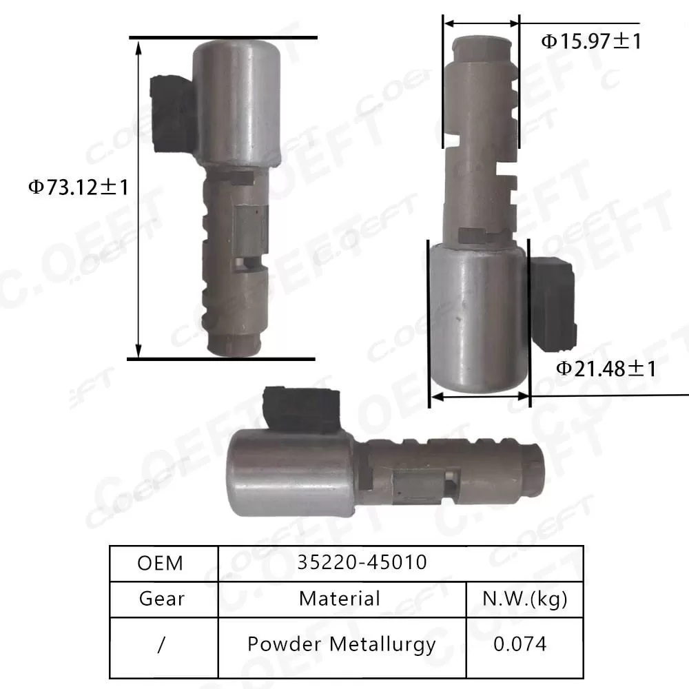 For Toyota Lexus U250E U150E U151E Transmission Control Solenoid Valve 35220-45010