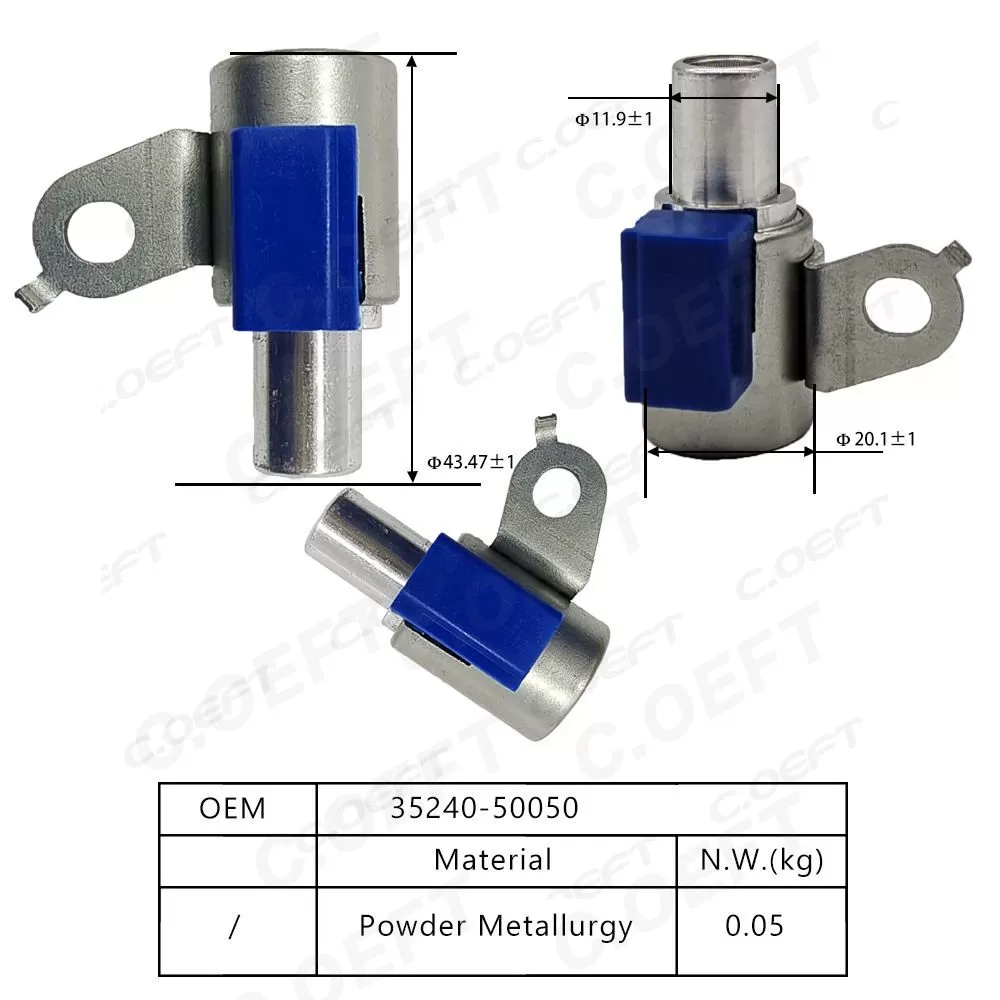 For Toyota A960 A760 AB60E Transmission Solenoid valve 35240-50050