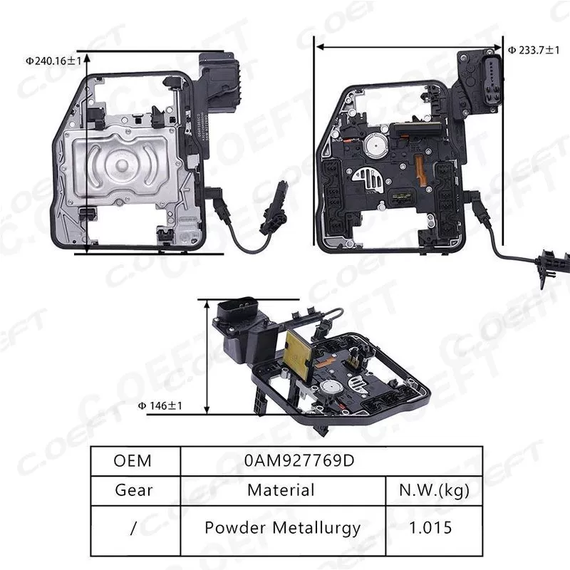 For Volkswagen Audi Transmission Control Unit TCU TCM Unit 0AM927769D