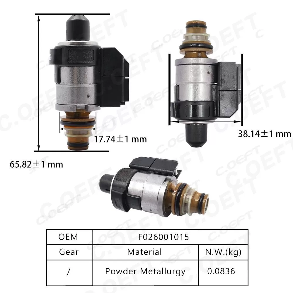 For Mercedes Benz 722.9 Transmission Control Solenoid Valve F026001015