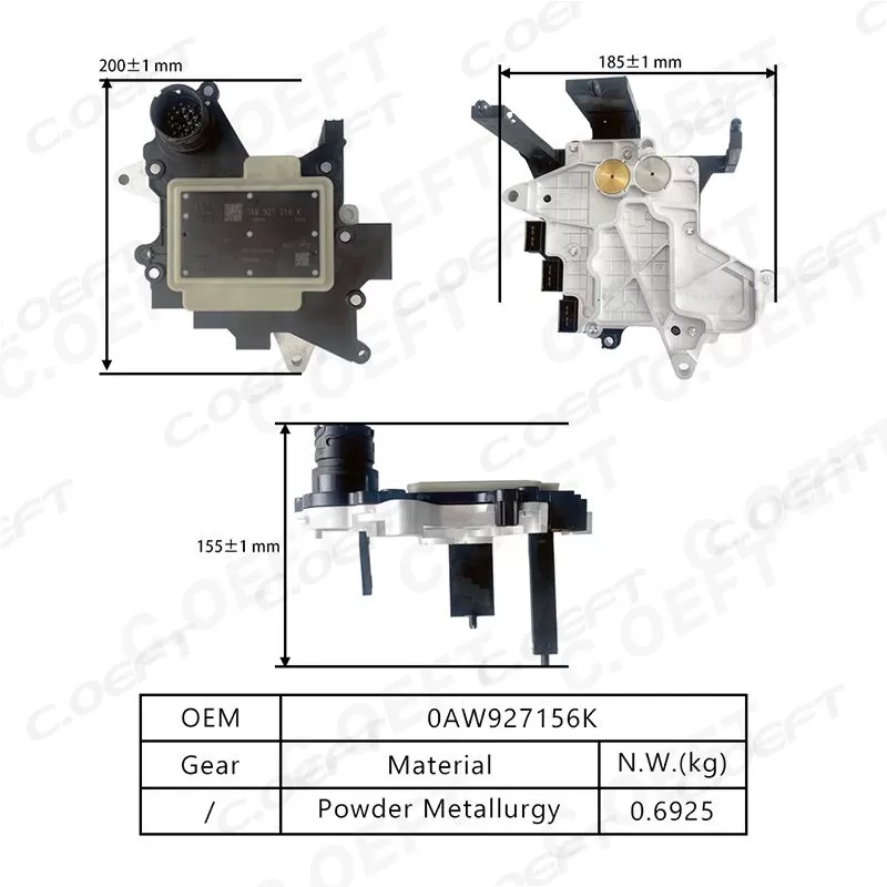 For Volkswagen 0AW Transmission Control Unit 0AW927156K V3.0