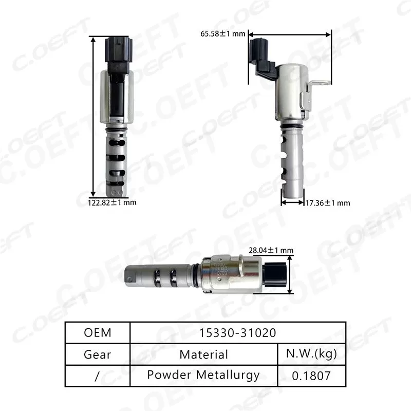 For Crown 0CV Engine Oil Control Variable Valve Timing VVT Solenoid 15330-31020 15330-0P020