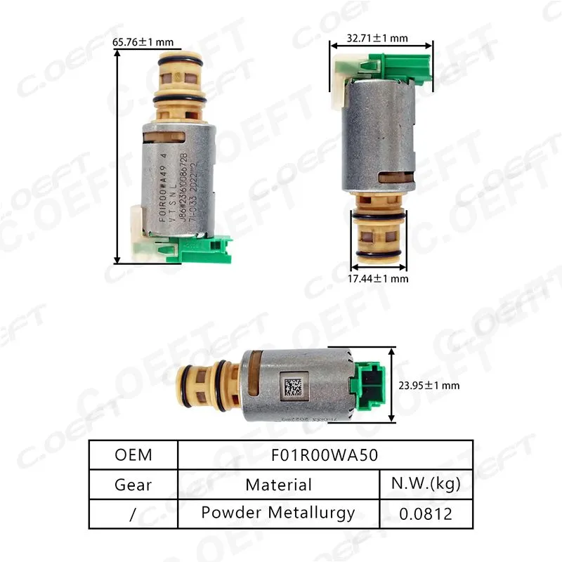 For Chery 018 Transmission hydraulic pressure valve F01R00WA50