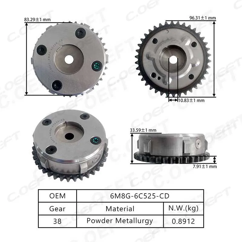 For Mazda 6 VVT Timing Gear (Intake) 6M8G-6C525-CD LF94-12-4XOC LF94-12-4XO