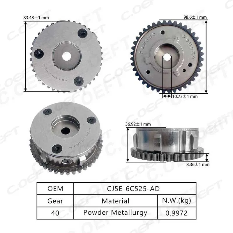 For Ford Mondeo Zhisheng 2.0T VVT Timing Gear (Exhaust) CJ5E-6C525-AD