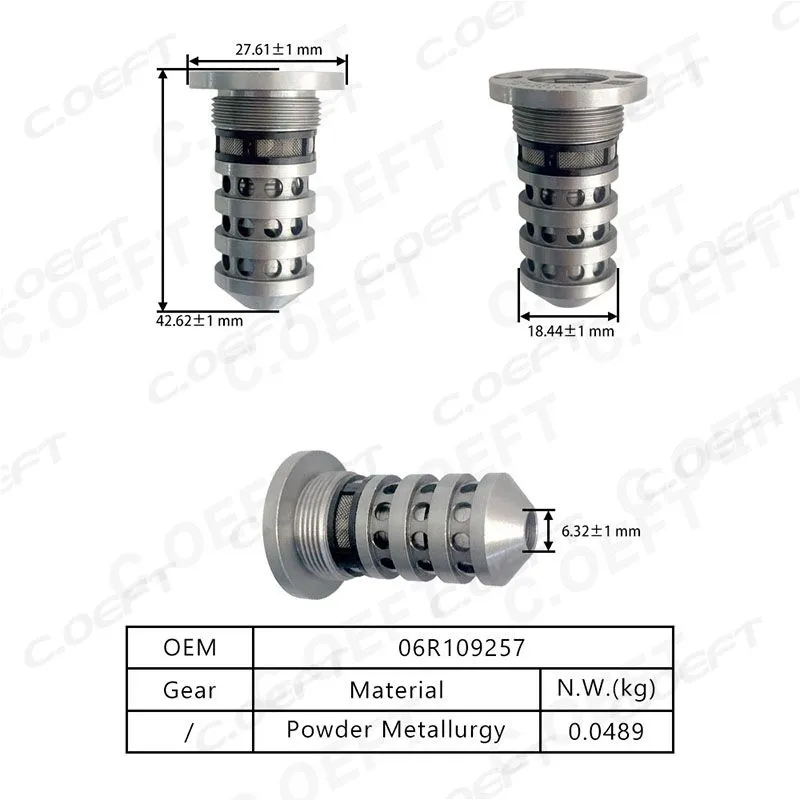 For Volkswagen Center Screw 06R109257