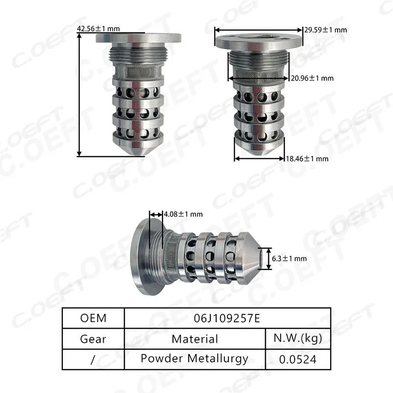 For Volkswagen 3rd Generation High Output Center Screw 06J109257E