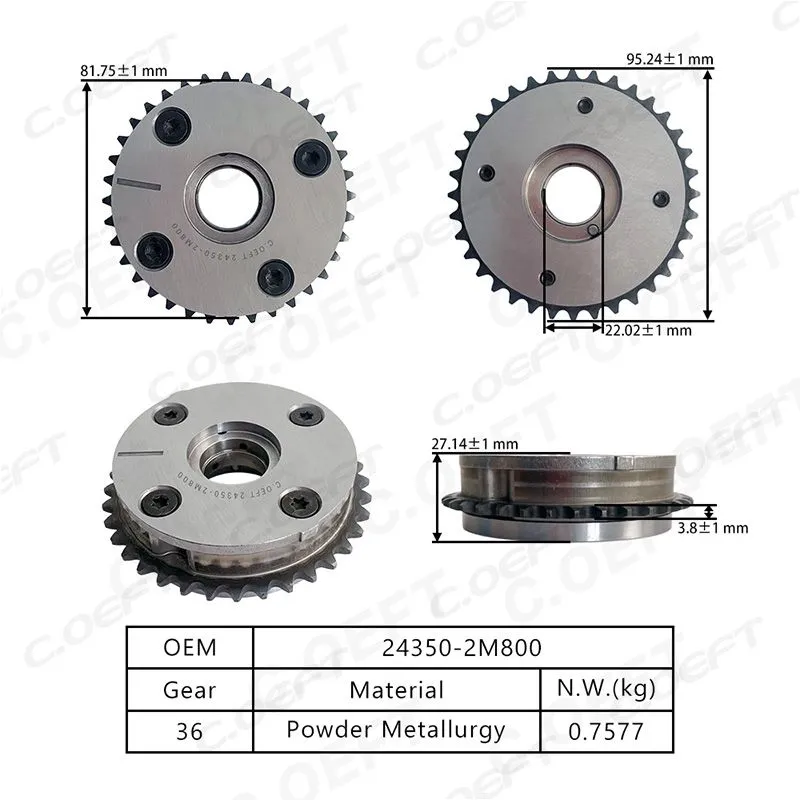 For Hyundai Mistra 1.5T Year 2020 Up VVT Timing Gear (Intake) 24350-2M800