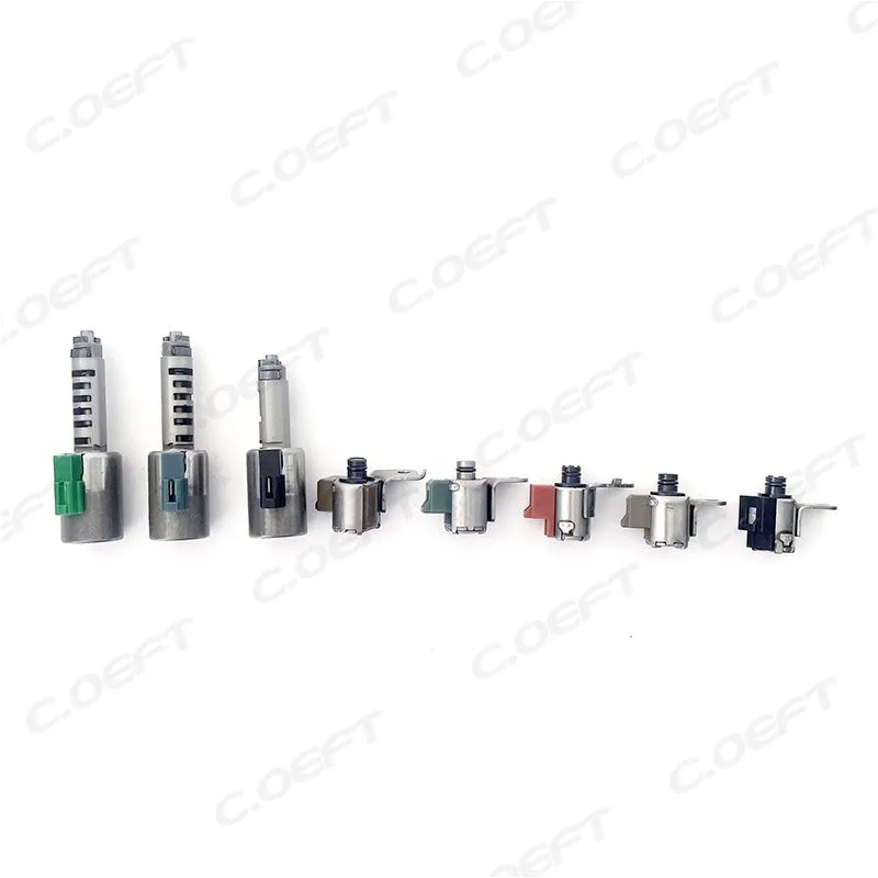 High Quality AW55-51SN Transmission Solenoid Valve Refabricated 8PCS/SET for Volvo for Renault Suzuki Nissan Vehicles