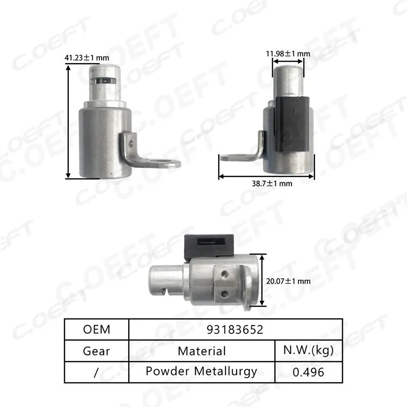 For GM Transmission Solenoid Valve 93183652