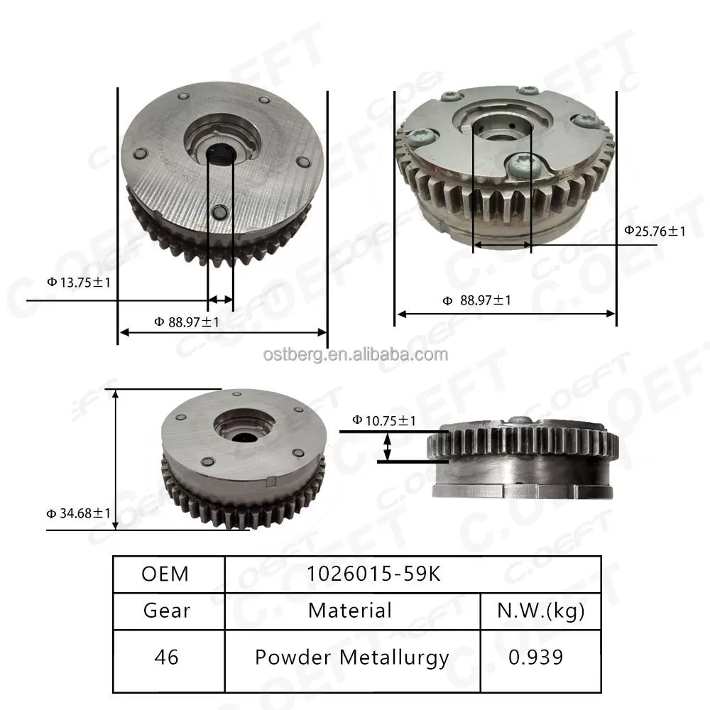 For Red Flag Camshaft Adjustment Unit 1026015-59K
