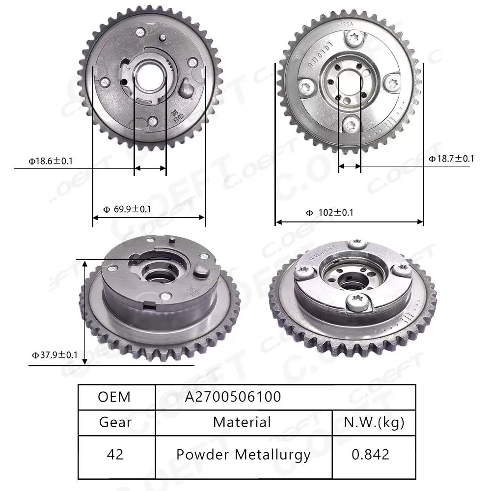 For Mercedes Benz 270  274 1.6 2.0 VVT Timing Gear A2700506100