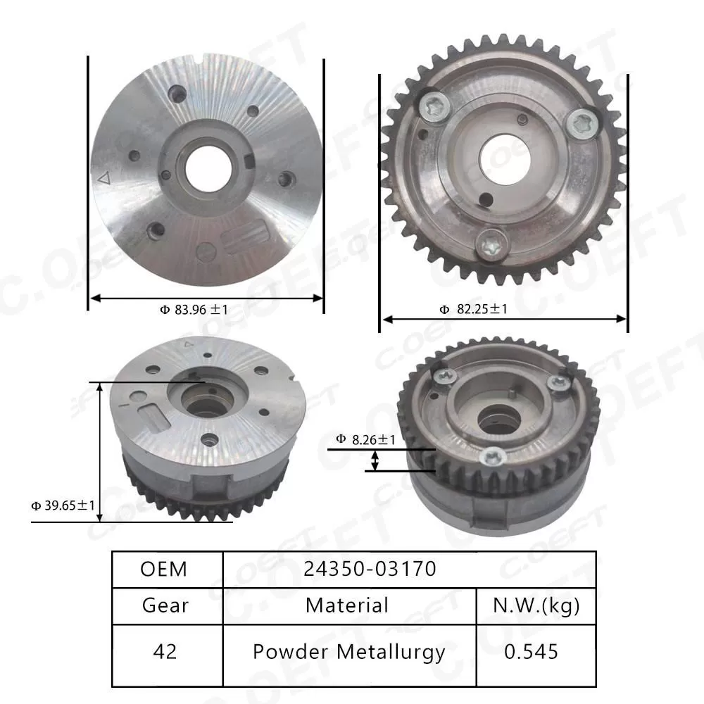 For Hyundai Gamma Korean Adjuster Timing Gear VVT Timing Gear 24350-03170