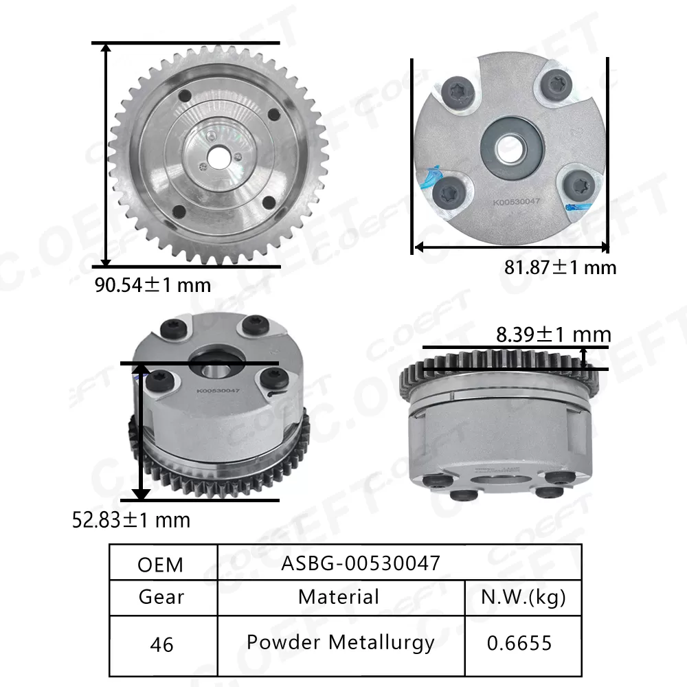 For Beiqi Saab Camshaft Adjuster ASBG-00530047