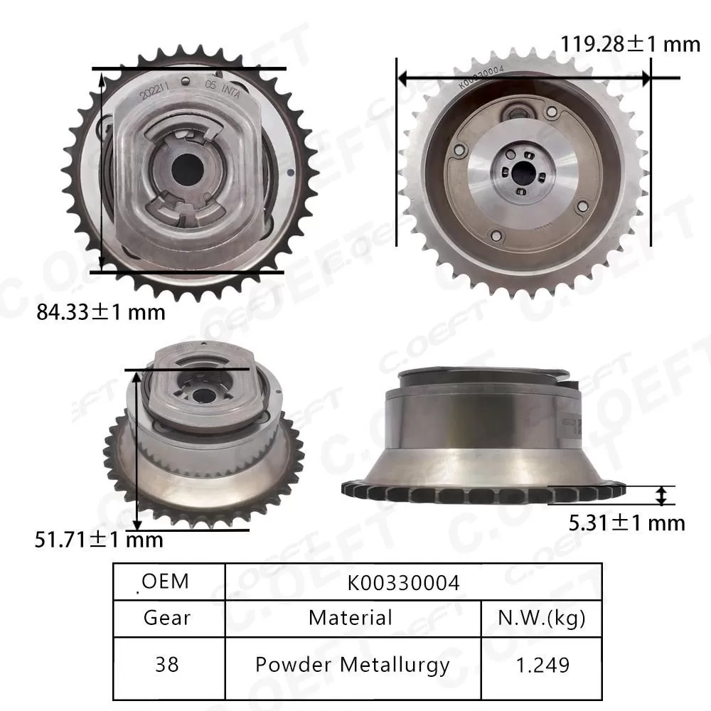 For BAIC BJ40 Camshaft Adjuster K00330004