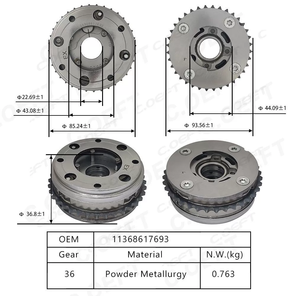 For BMW B38 B48 B58 1.5 2.0 3.0 VVT Timing Gear 11368617693