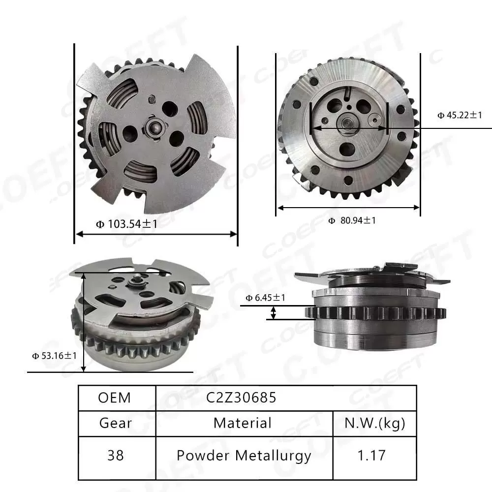 for Jaguar XF Camshaft Adjustment Unit C2Z30685