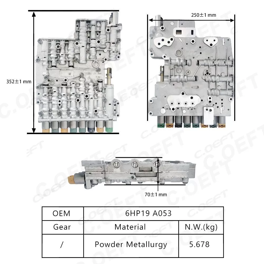 For BMW Transmission Valve Body Assembly 6HP19 A053