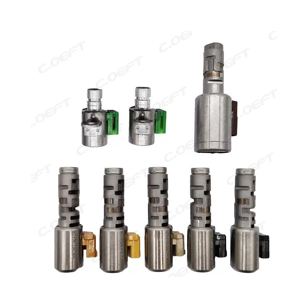 Rebuild Auto Parts Transmission Valve Transmission Solenoid Set 09D 8PCS/SET for Volkswagen Audi