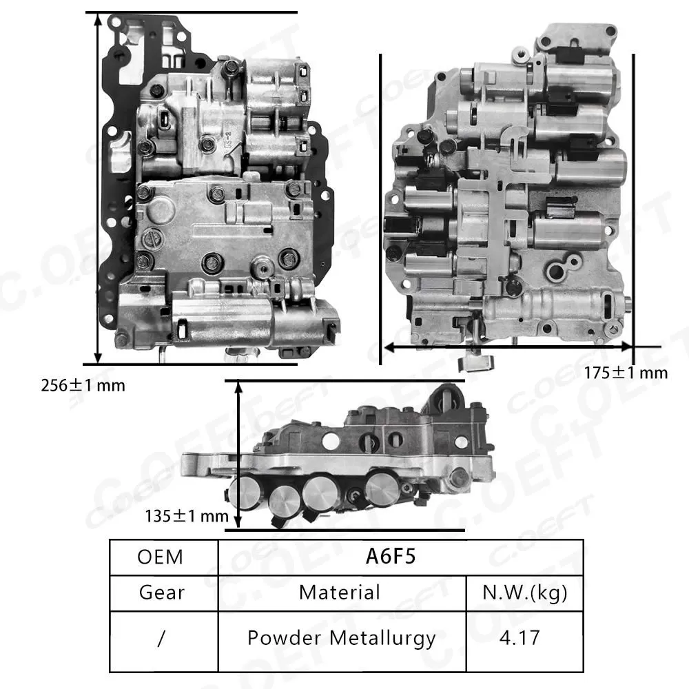 For Dongan Transmission valve body assembly 6AT A6F5