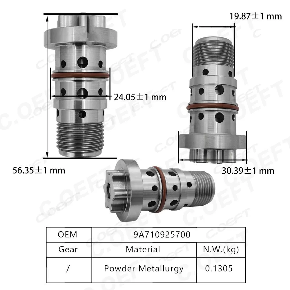 Para Porsche 3.0 Novo parafuso central de alta qualidade 9A710925700