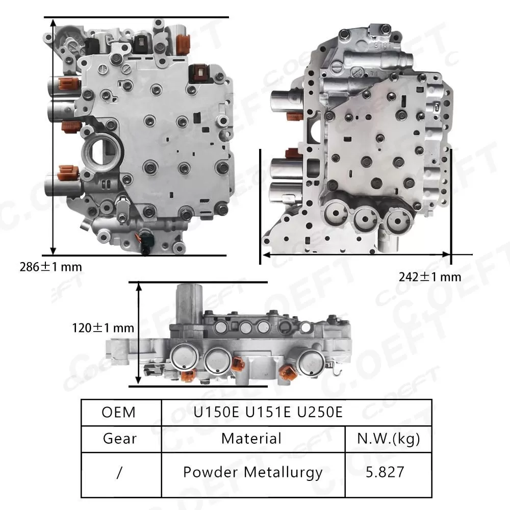 For Toyota Lexus Transmission valve body assembly U150E U151E U250E