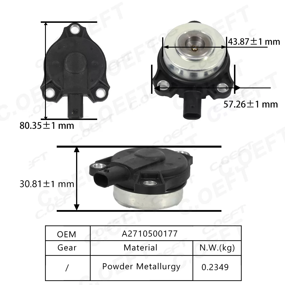 For Mercedes-benz M271 Oil Control Valve Unit  New Automatic Camshaft Cylinder Head Magnet A2710500177 f