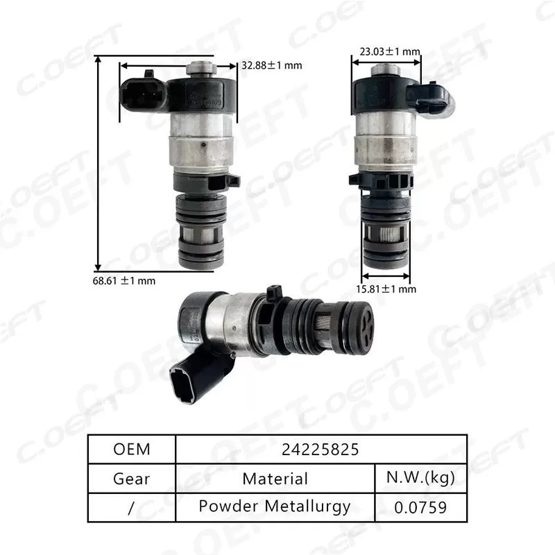 High Quality 24225825 Transmission Solenoid Valve for Buick and Chevrolet 4T65 Gear Boxes Product Category Refabricated