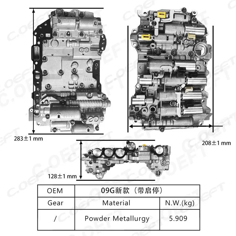09G Transmission Valve Body Assembly