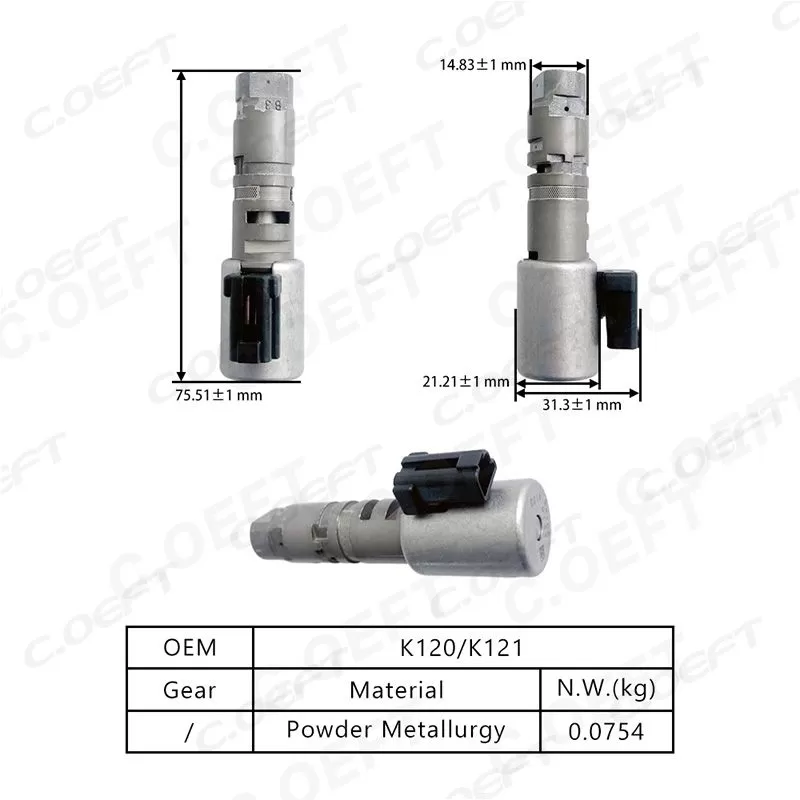 For Toyota Transmission Solenoid Valve K120 K121