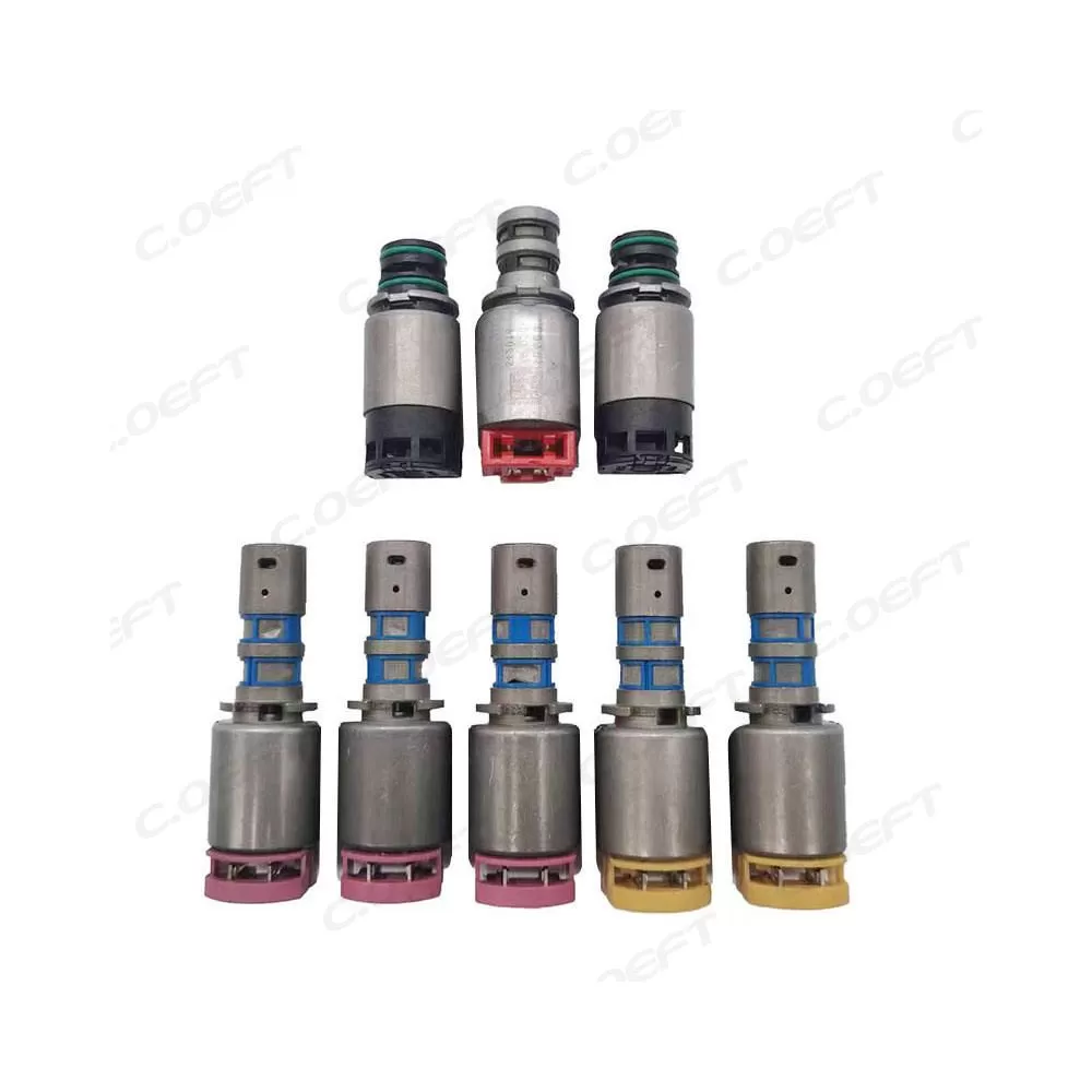 Para válvula solenóide de transmissão Hyundai Kia A6GF1 A6GF2 8 PÇS/SET