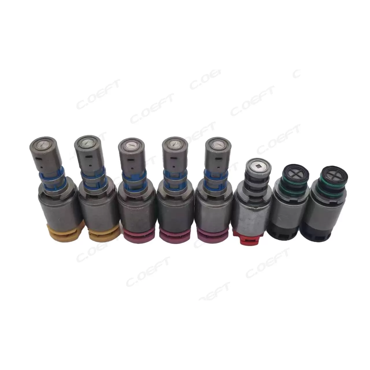 Para válvula solenóide de transmissão Hyundai Kia A6GF1 A6GF2 8 PÇS/SET