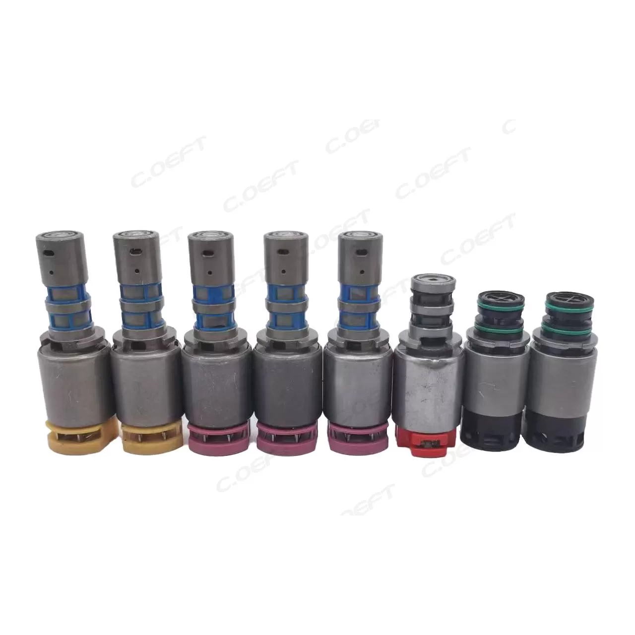 Para válvula solenóide de transmissão Hyundai Kia A6GF1 A6GF2 8 PÇS/SET